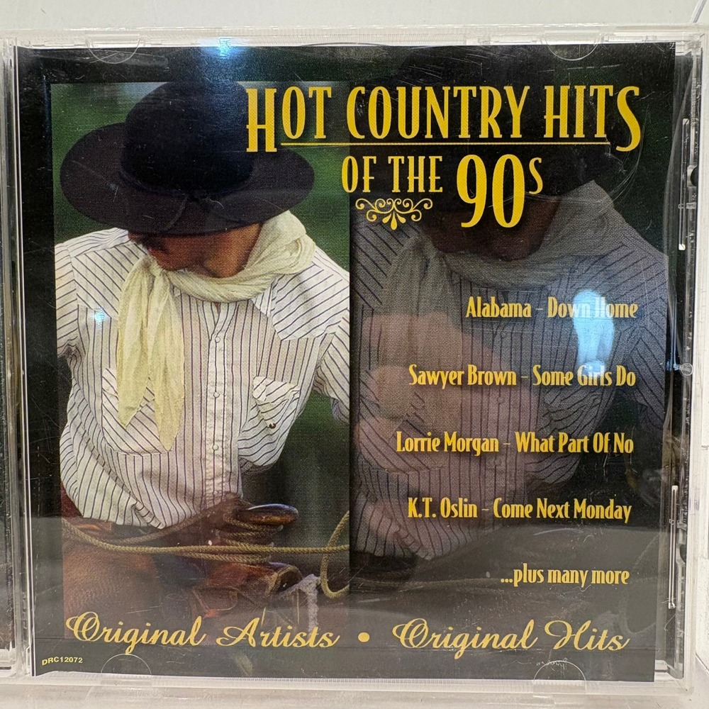 Hot Country Hits of the 90s‎ CD Compilation Alabama Lorrie Morgan DRC12072